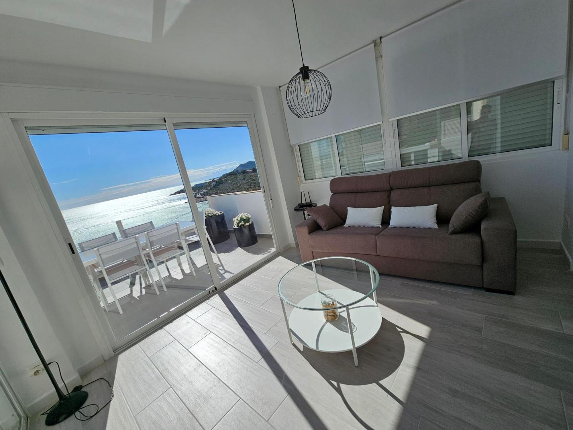 Fantastico Duplex Con Vistas Impresionantes Al Mar Apartman Peñíscola Kültér fotó