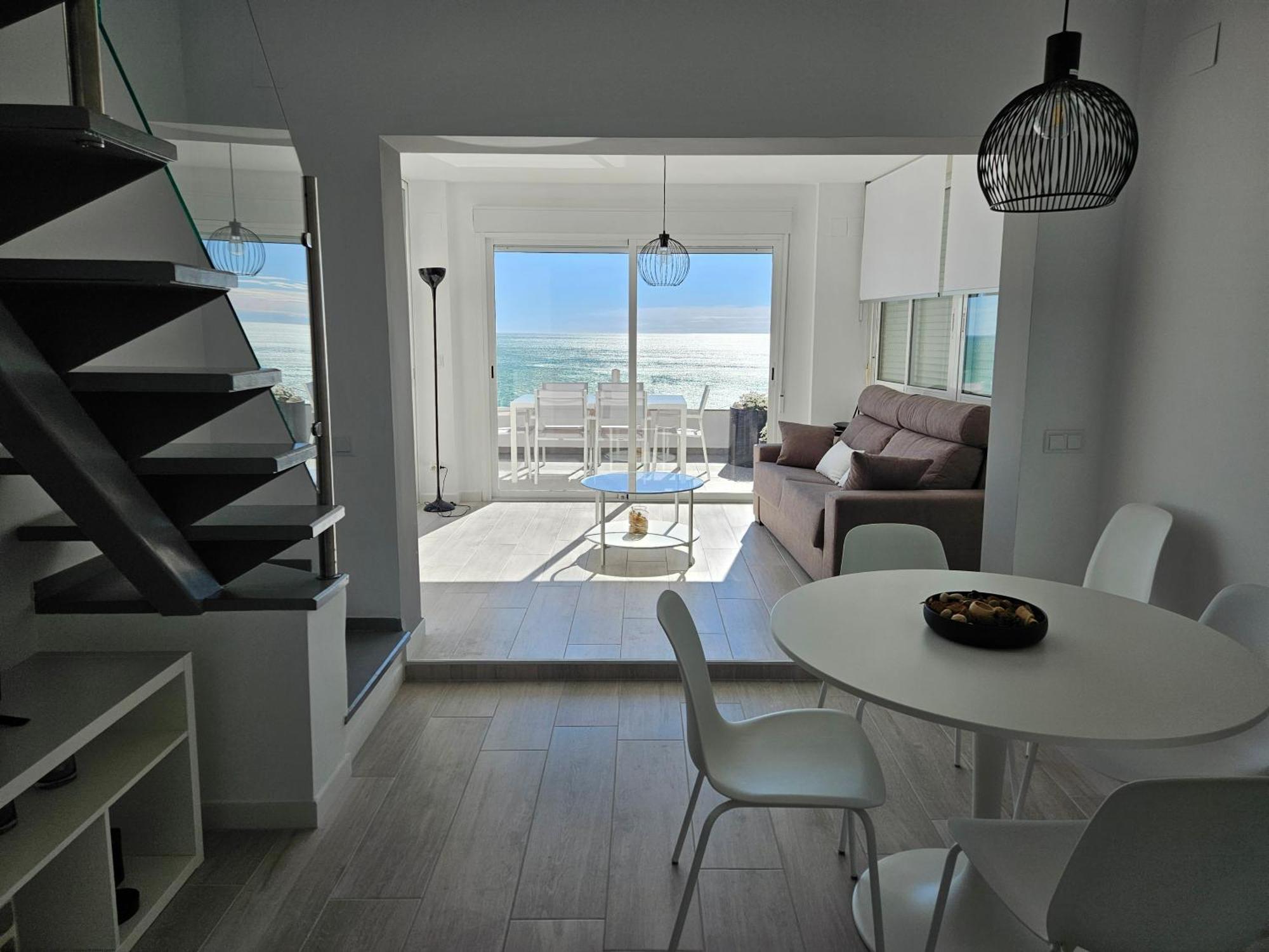 Fantastico Duplex Con Vistas Impresionantes Al Mar Apartman Peñíscola Kültér fotó