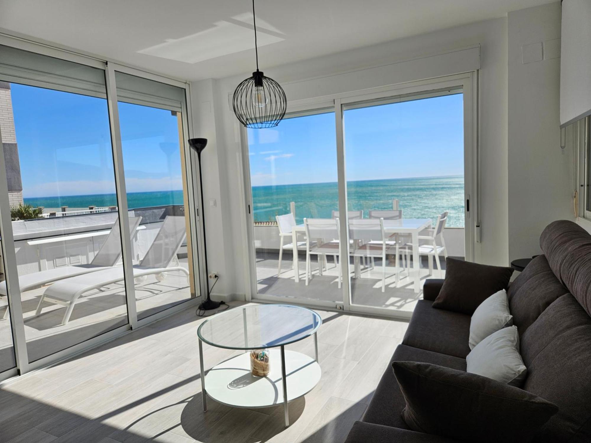 Fantastico Duplex Con Vistas Impresionantes Al Mar Apartman Peñíscola Kültér fotó