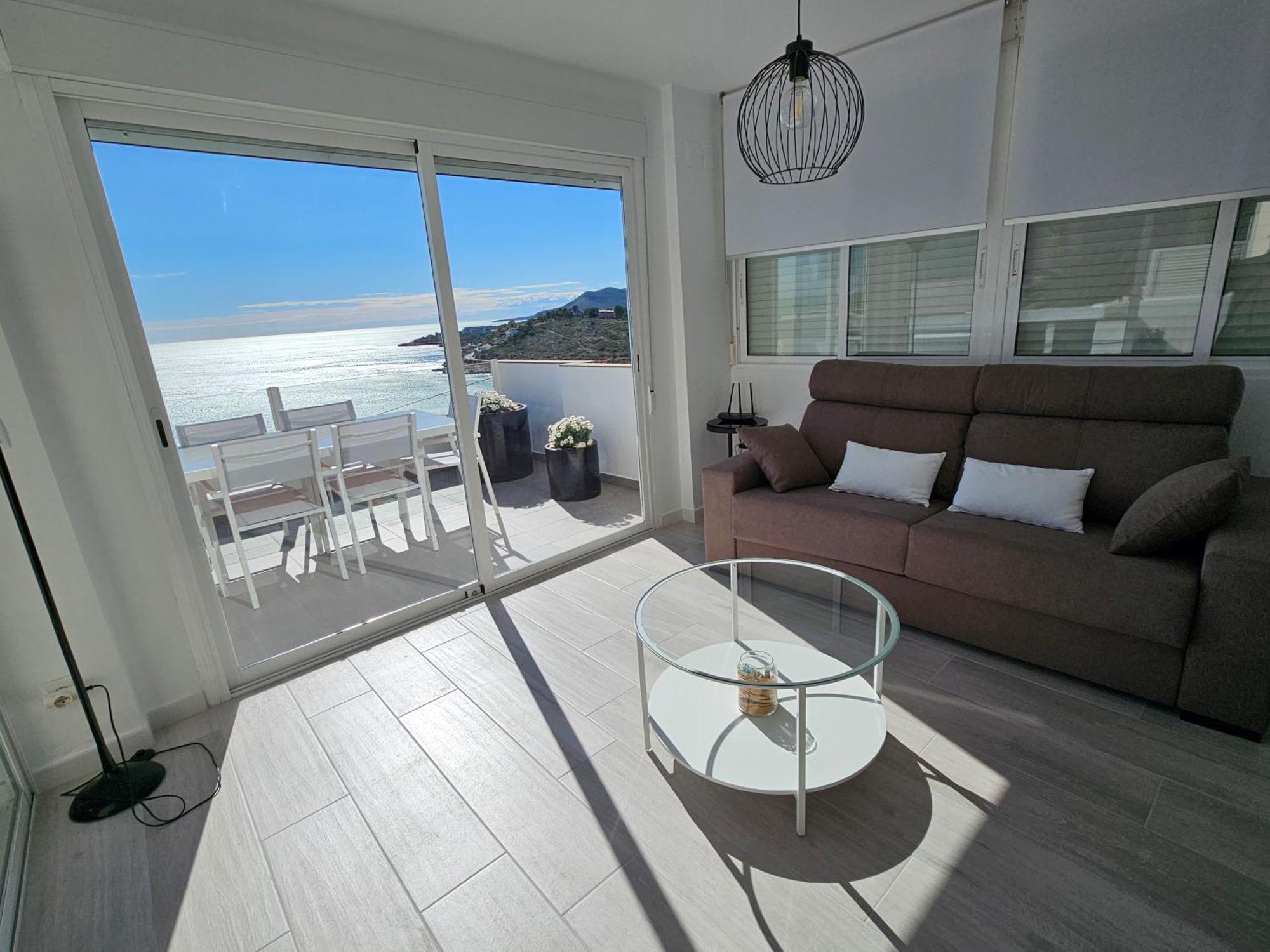 Fantastico Duplex Con Vistas Impresionantes Al Mar Apartman Peñíscola Kültér fotó