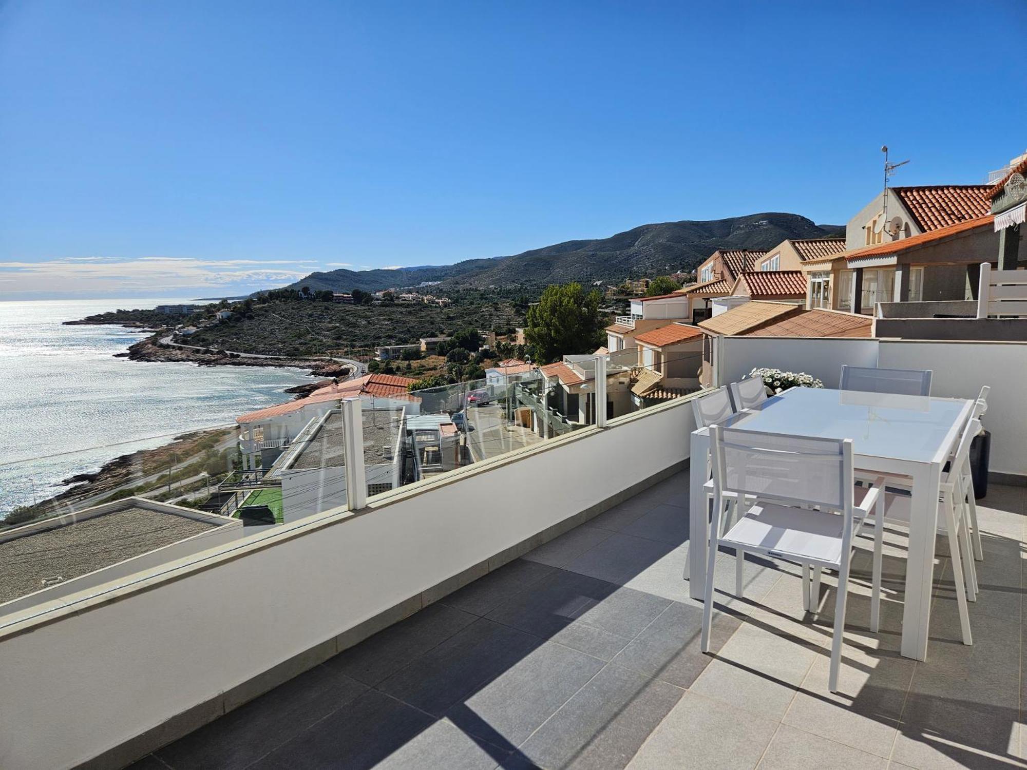 Fantastico Duplex Con Vistas Impresionantes Al Mar Apartman Peñíscola Kültér fotó