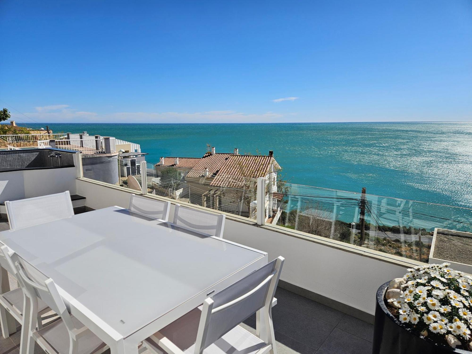Fantastico Duplex Con Vistas Impresionantes Al Mar Apartman Peñíscola Kültér fotó